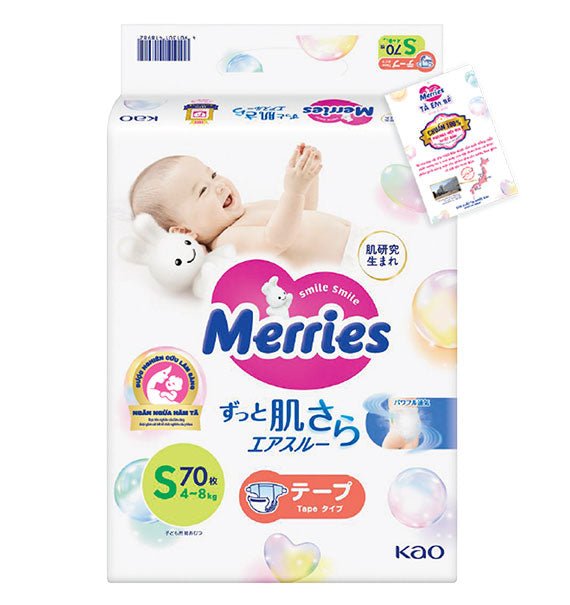 Merries Baby Swaddlers Diapers Size S Vietnam