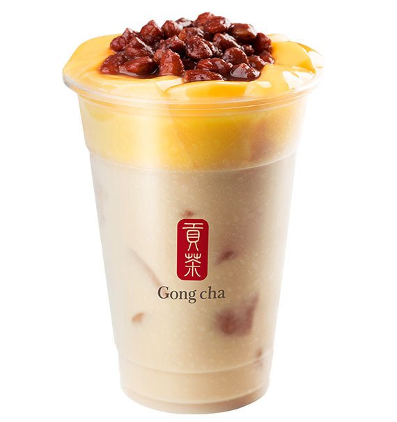 Milk Tea with Pudding &amp; Red Bean Gong Cha