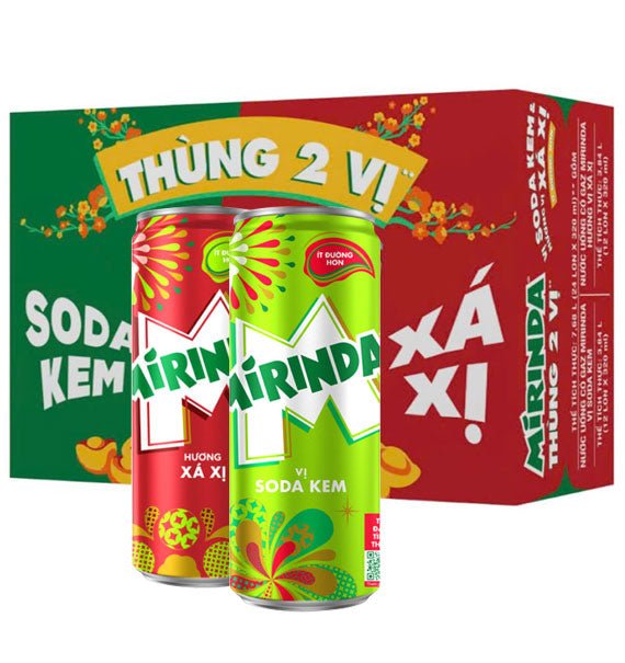 Mirinda Mixed Flavor Soft Drink Tet 2005 Version