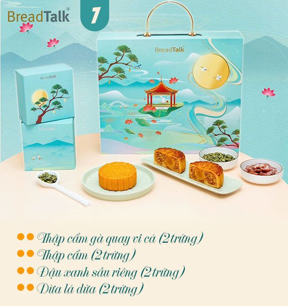 Moonlight Harmony Breadtalk Mooncake 2025 Vietnam