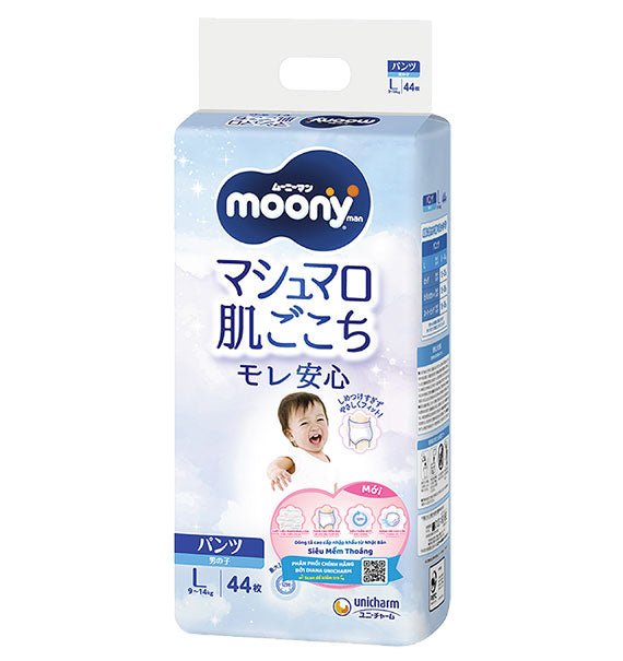 Moony Natural Baby Bay Pants Diapers Size L Vietnam