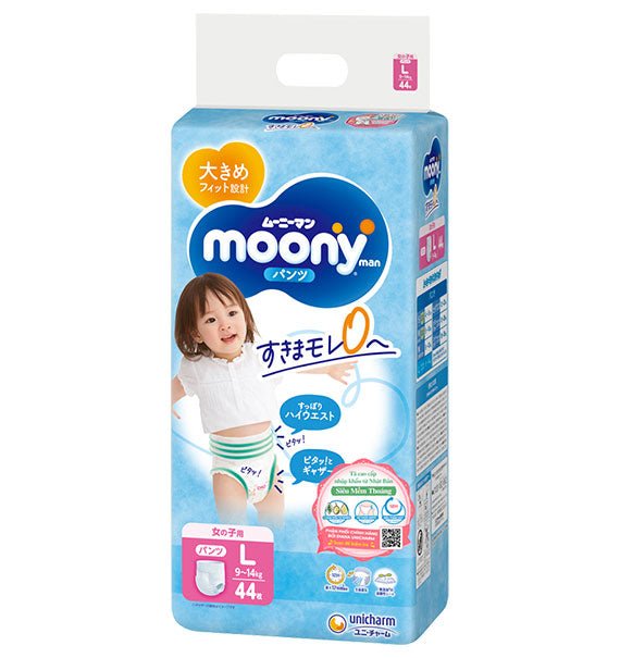 Moony Natural Baby Girl Pants Diapers Vietnam