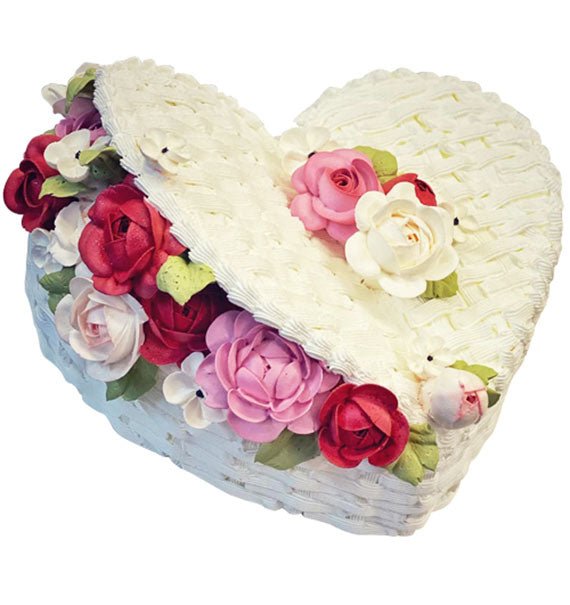 Mothers Day Heart Cake Vietnam