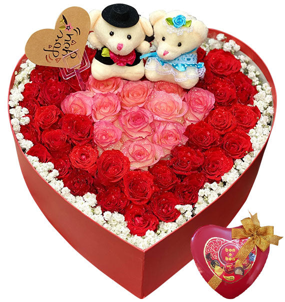 My Valentine Floral Box Gift Vietnam