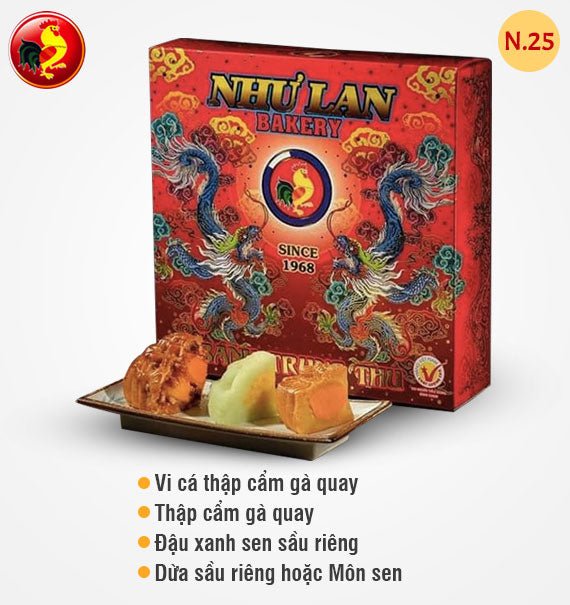 Nhu Lan Mooncake Vietnam 2025 Gift Box 25