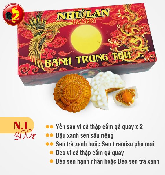 Nhu Lan Mooncake Vietnam Special Gift Box 300g