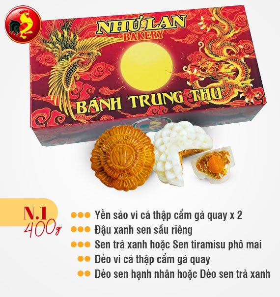 Nhu Lan Mooncake Vietnam Special Gift Box 400g