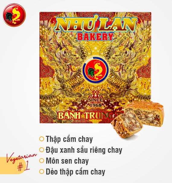 Nhu Lan Mooncake Vietnam Vegetarian Set 1