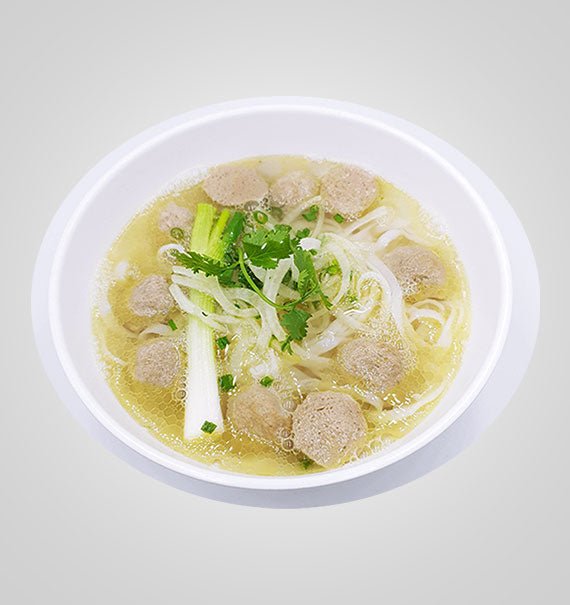 Noodle Soup With Meat Balls