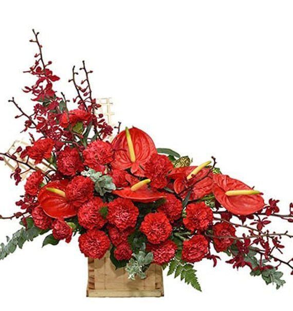 Office Lobby Flower Arrangements Vietnam