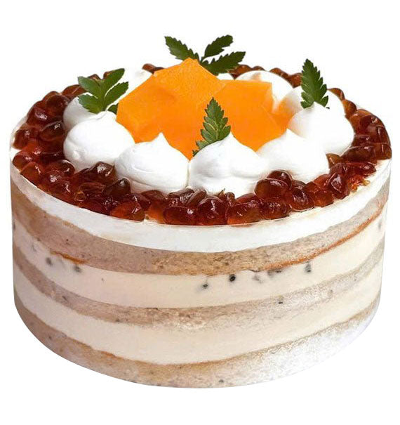 Oolong Milk Tea Tapioca Pearls Fresh Cake Vietnam