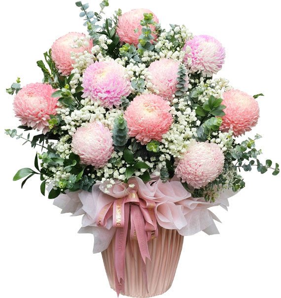 Pastel Thank You Flower Basket Vietnam