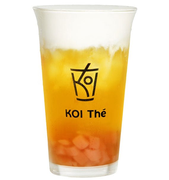 Peach Pulp Green Tea Macchiato Koi The Vietnam