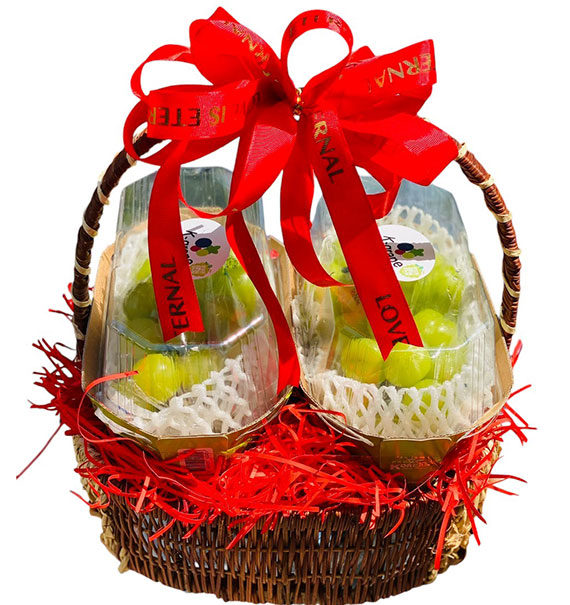 Peony Grape Basket For Valentine Vietnam