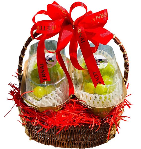 Peony Grapes Basket Vietnam