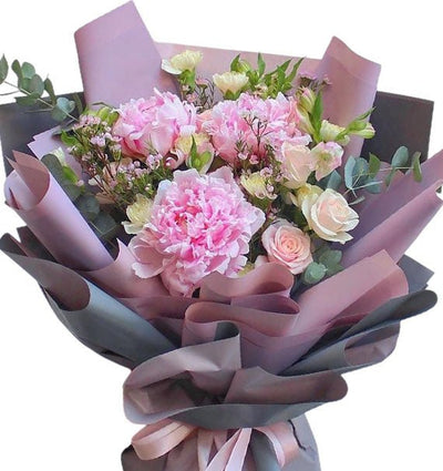 Peony Rose Bouquet (Pre-Order) - HCM ONLY