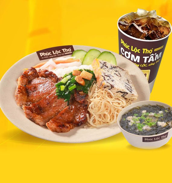 Phuc Loc Tho BBQ Pork Chop Broken Rice