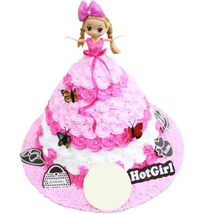 Pink Barbie Cake