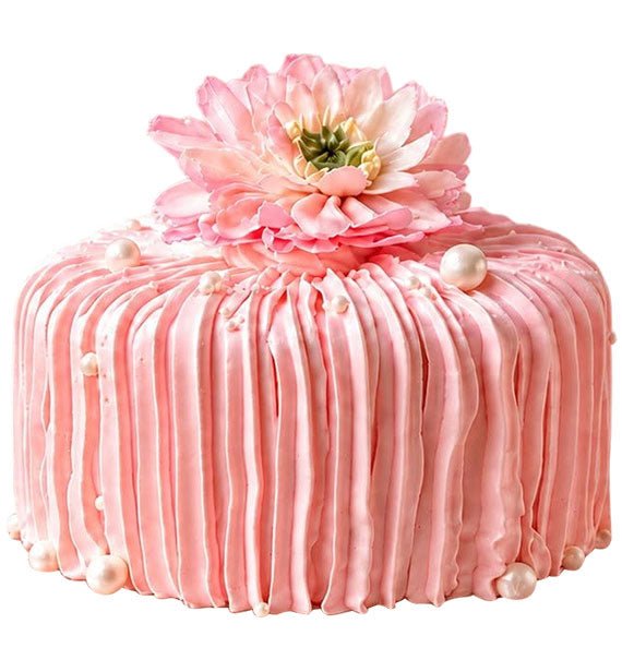 Pink Dahlia Cake Vietnamese Women’s Day