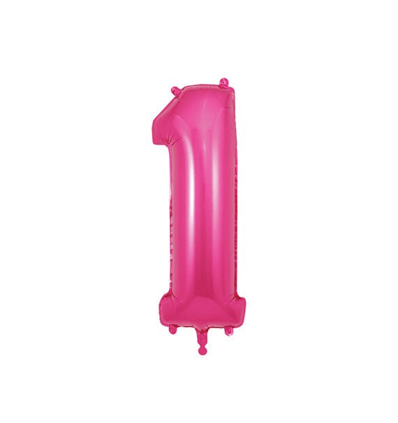 Pink Number 1 Foil Balloon Gifts Vietnam