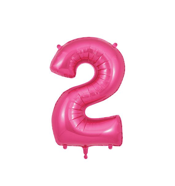 Pink Number 2 Foil Balloon Gifts Vietnam