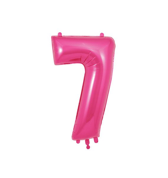 Pink Number 7 Foil Balloon Gifts Vietnam