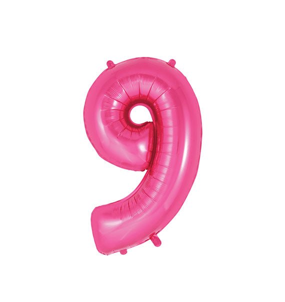 Pink Number 9 Foil Balloon Gifts Vietnam