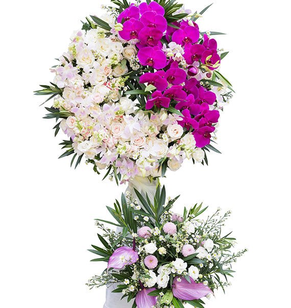 Pure Grace Wreath Sympathy Flower Vietnam