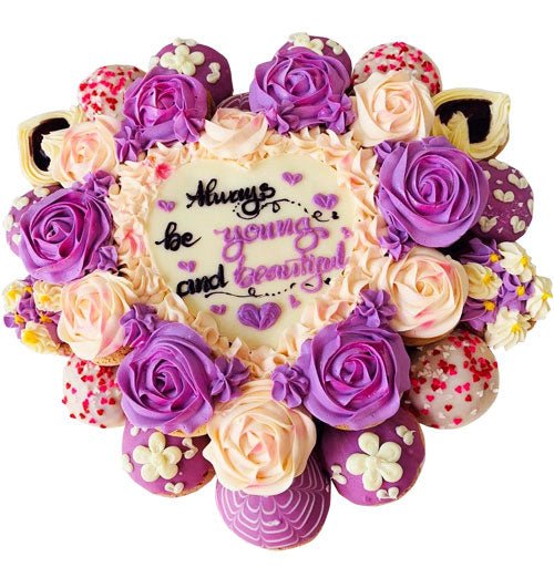 Purple Choux Cake Vietnam