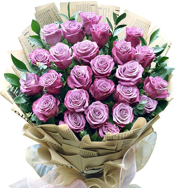 Purple Ecuador Rose Bouquet Vietnam