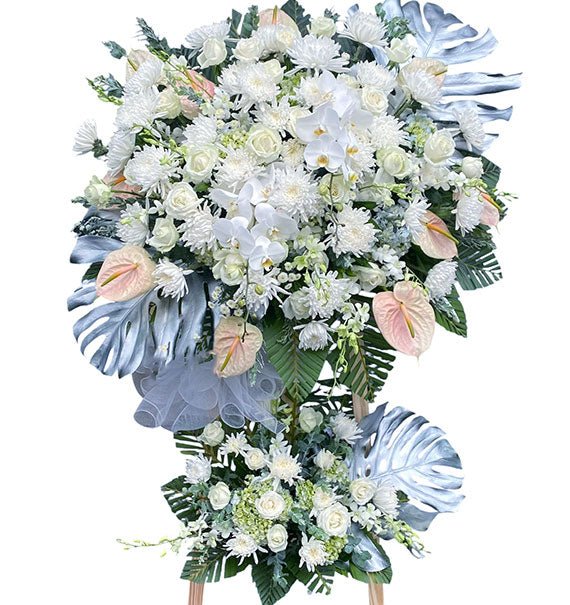 Quiet Tribute Sympathy Flower Stand Vietnam