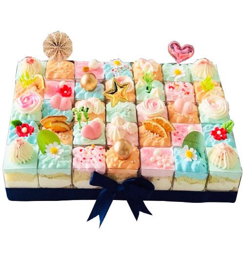 Rainbow Puff Cakes Vietnam