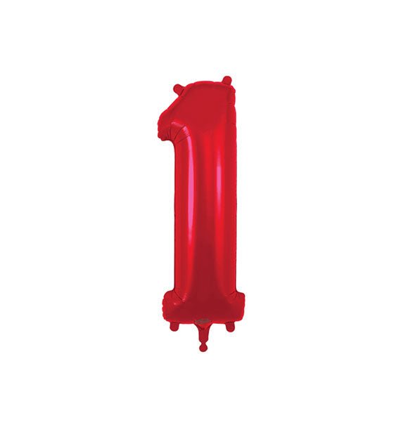 Red Number 1 Foil Balloon Gifts Vietnam