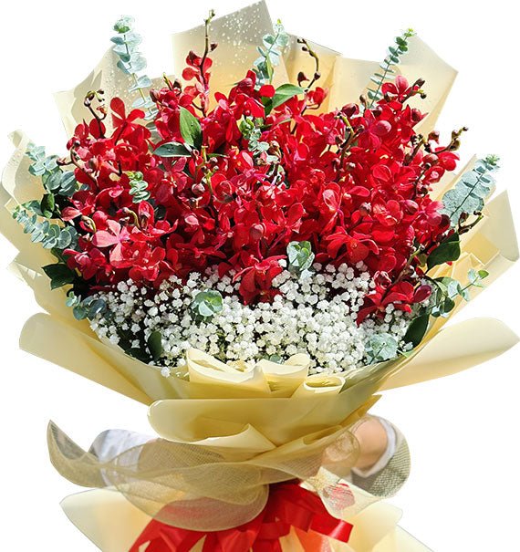 Red Orchids Bouquet
