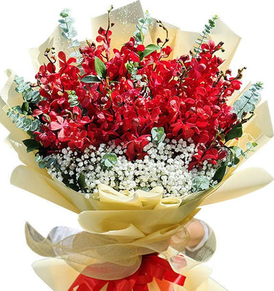 Red Orchids Bouquet
