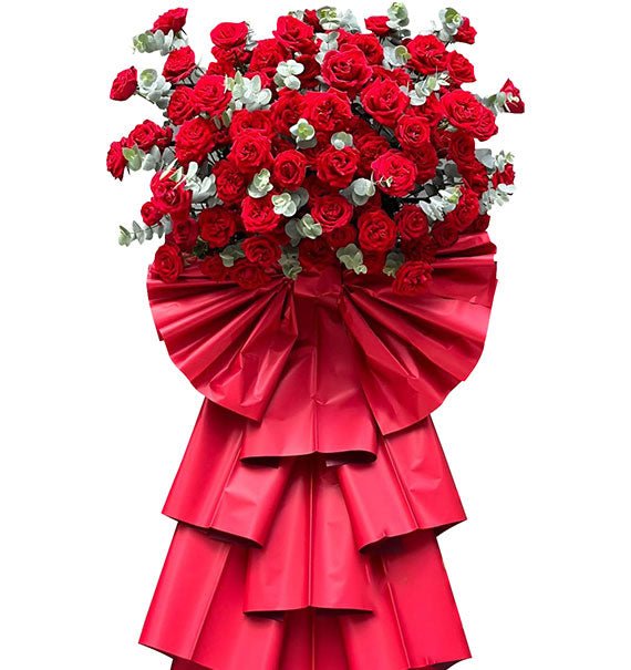 Red Roses Standing Flower