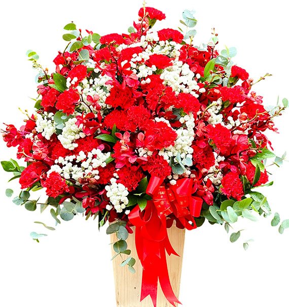Red Velvet Flower For Christmas Vietnam