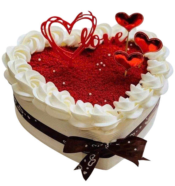 Red Velvet Romance Valentines Cakes Vietnam