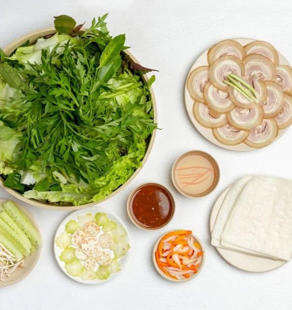 Rice Paper Rolls With Beef Rolls - Hoang Ty