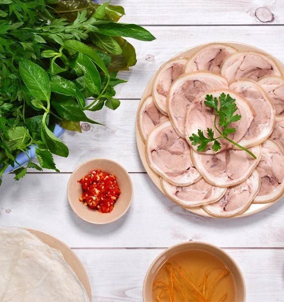 Rice Paper Rolls With Pork Rolls - Hoang Ty