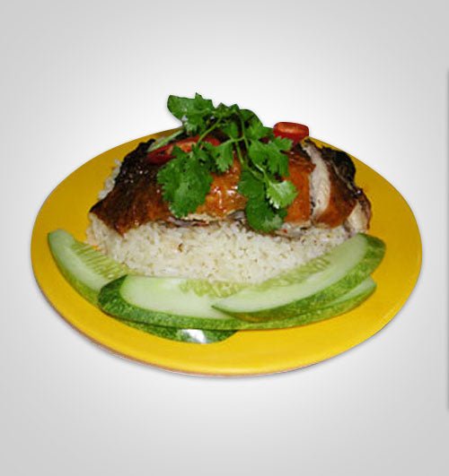 Roasted Chicken With Chicken Rice - Hai Nam