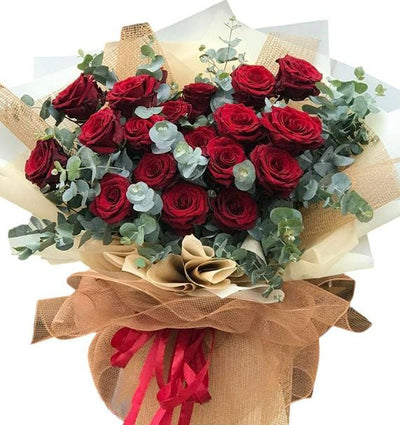 Romantic Red Bliss Bouquet