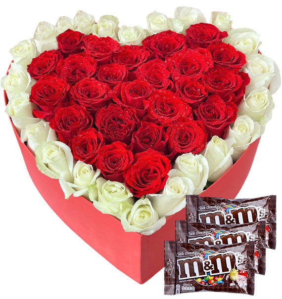 Rose Box and Chocolate Womens Day Vietnam