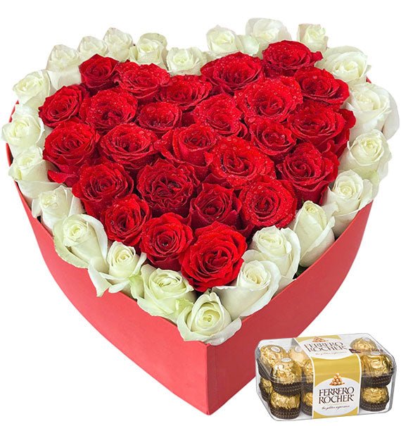 Rose Box and Chocolate Womens Day Vietnam