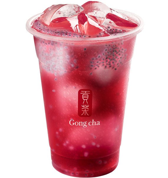 Roselle Plum Drink With Basil Seed Gong Cha