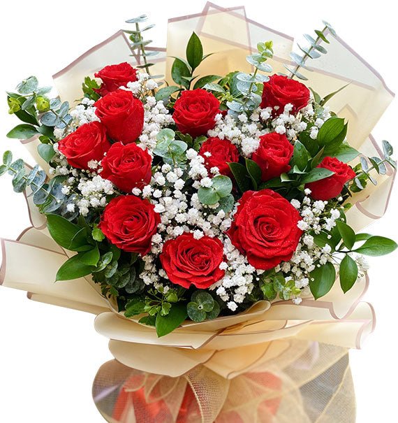 Roses Bouquet For Vietnamese Womens Day