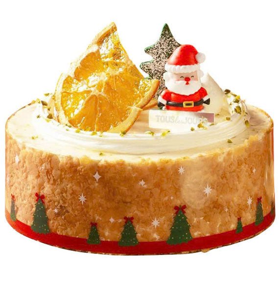 Santa Corn Cheese Mousse Cake Vietnam