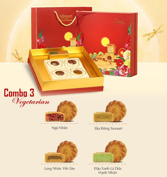 Savoure Vegetarian Mooncake Vietnam Combo 03