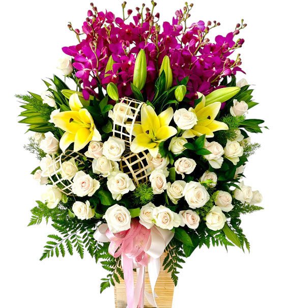 Special Orchid Basket For Mom Vietnam