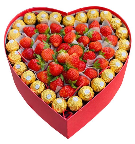 Strawberry and Chocolate Box For Womens Day Vietnam